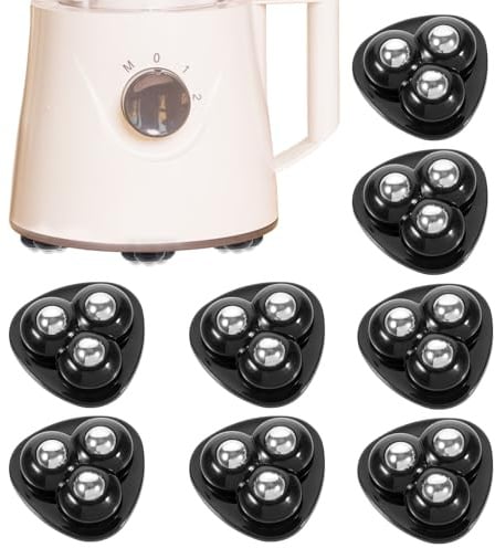 8Pcs Self Adhesive Caster Wheels 360° Swivel Mini Rollers 1.47 Inches Small Appliance Wheels for Storage Box, Small Appliance Storage Bins