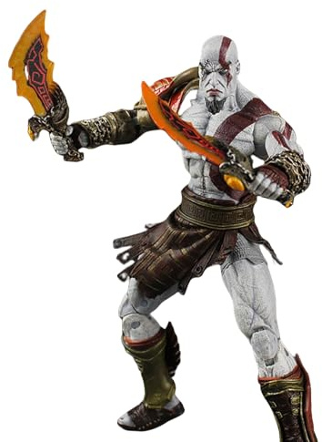 XUNJIE Für Kratos Figur, Anime-Statue Sammlermodell Figur Für Personen Ab 14 Jahren