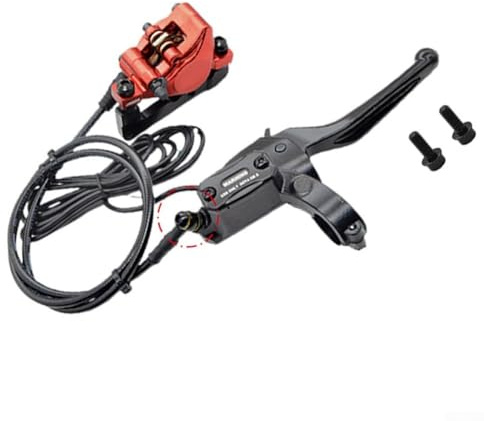 Jonikuper Hydraulisches Bremsen-Set für Elektrofahrräder mit 160 mm & 180 mm Scheiben, Abschaltschalter, für CNC-Legierung und DOT4-Flüssigkeit für faltbare E-Bikes (rechts)
