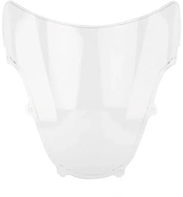 Windabweiser Motorrad Windschild Für Suzuki Für GSXR Für GSX-R 1000 600 750 K1 K2 2000–2003 Doppelblasen Windschutzscheiben Schutz(Clear)