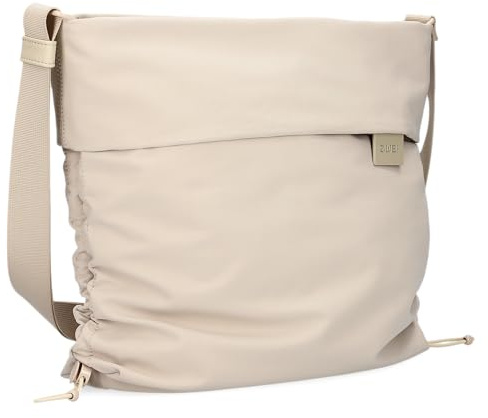 Zwei Damen Umhängetasche AMIE AM120 – 9 L Hobo Bag, leichte Schultertasche mit seitlicher Raffung zur Volumenerweiterung, Geheimfach & verstellbarer Schultergurt