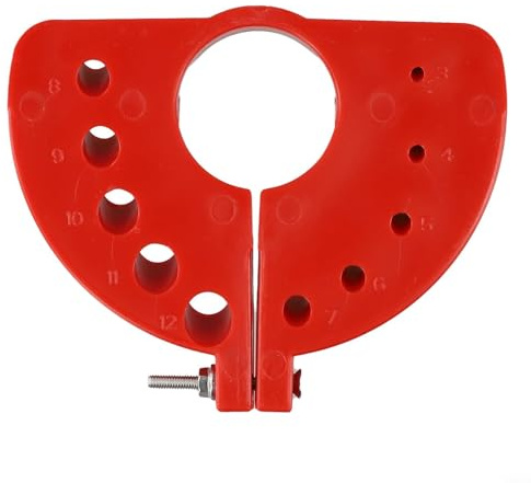 Punta da trapano multispecificazione per smerigliatrice angolare, affilatrice portatile per mantenere l'affilatura su varie punte da trapano (rosso)