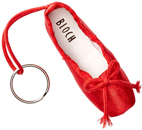 Bloch Damen Mini Spitzenschuh Schlüsselanhänger, rot, Einheitsgröße
