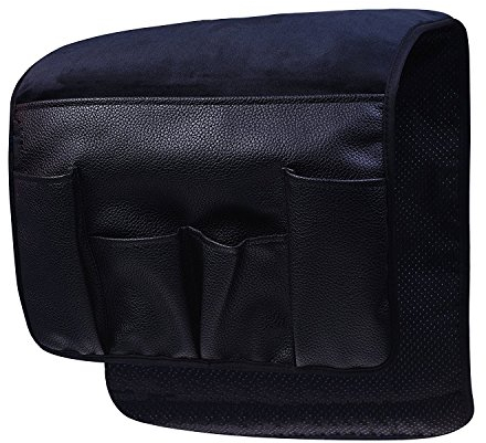 Vimmor Sofa Couch Stuhl Armlehne Organizer Halterung mit Samt Rutschfest Silikon für Fernbedienung, Handys, Bücher, Zeitschriften und Bleistift