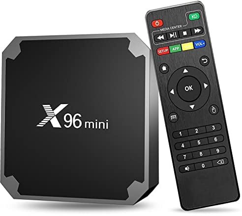 Android TV Box 4k, X96 Mini Android 11.0 Smart Box, Streaming Media Player, Amlogic S905W2 Quad Core RAM 2 GB ROM 16 GB, Dual 2,4 G/5,8 G WiFi, HDR+ Smart Home Box für TV mit TV-Fernbedienung