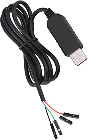YWBL-WH Adapter Cable, TTL USB Converter, PL2303HX RS232 Upgraded Converter USB To COM/TTL Serial Adapter Download Cable for Laptops, Router, Keyboard etc