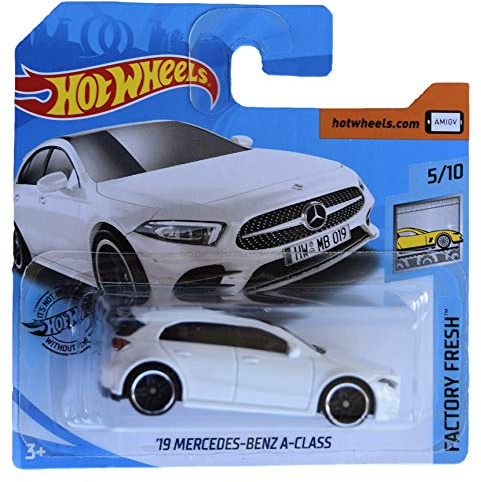 Hot Wheels '19 Mercedes Benz A Class 5/10, White [Short Card]