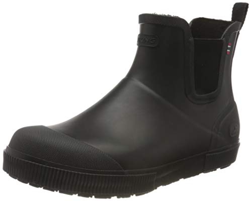 Viking Unisex Praise Warm Kurzschaft Gummistiefel, Schwarz, 40 EU