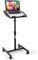 Duronic WPS27 Arbeitstisch | Laptoptisch 50 x 40 cm bis 10 kg | Computertisch mit Rollen | Höhenverstellbarer Projektortisch für Beamer | Sitz-Stehtisch Schreibtisch Rolltisch Beistelltisch Sofatisch
