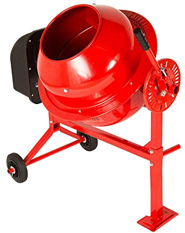 Betoniera elettrica 70 litri 275W portatile di malta di calcestruzzo di miscelazione 240V