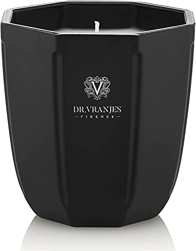 Dr. Vranjes - Duftkerze Onyx Ambra 200 g - Handgefertigtes Glas, Dekorative Luxuskerze, lösungsmittelfreies Wachs