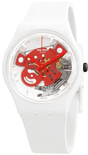 Swatch Gent Bioceramic Lacquered SO31W104 Time to Red Small, Gurt