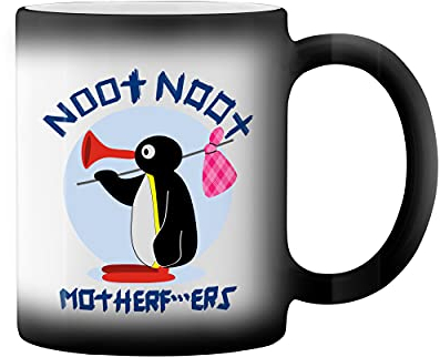 Noot Noot Penguin Mother pingu Black Magic Tasse Mug