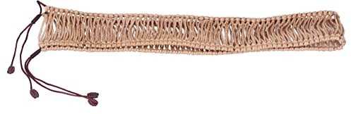 Handpan Dekoration Rattanseil, Ring Handgefertigte geflochtene Stahlzunge Trommelseile Geschenkumrandung Dekor für 13 Tontrommeln