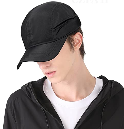 CLAPE Wasserdicht Basecap Herren Atmungsaktive Baseballkappe Damen UV-Schutz Schildmütze Schnelltrocknend Outdoor Kappen Anpassbar Sommer Fullcap