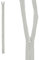 mumbi Reißverschluss teilbar 5mm 60cm Grau Kunststoff Reißverschlüsse mit Zipper grobe Zähne (35591)