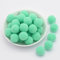 10mm ca. 288 Stück Bunte Mini Pompons zum Basteln filzkügelchen Bunt pom pom Bälle Kleine Bommeln Flauschigen Plüschbälle für Dekorieren Verzieren Nähen DIY Kreativen Handwerk,Grün C
