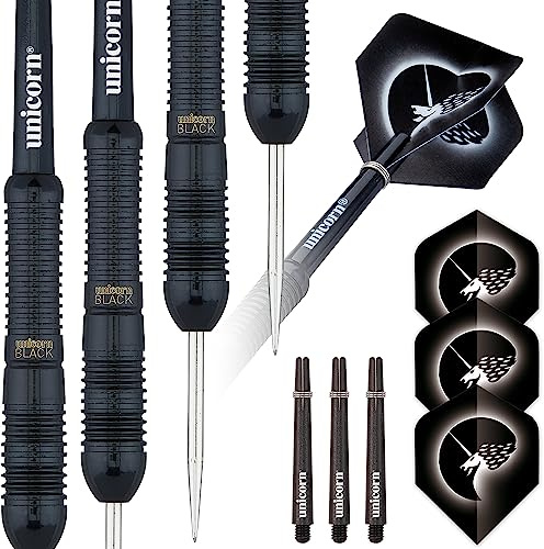 Unicorn Core | Style 2|Black Brass|Steel Tip Darts Kern | Stil 2 | schwarzes Messing | Dartpfeile mit Stahlspitze
