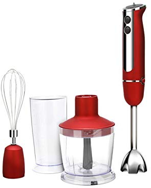 PORUTE Batir, batidora de Mano de 800w, Taza medidora de 600ml, batidor de Huevos for Batidos, Comida Infantil, Salsas, sopas, puré