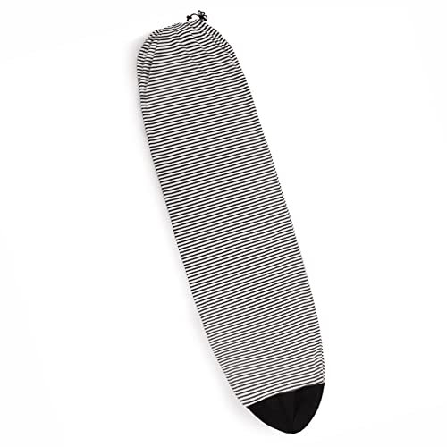 51buyoutgo Surfbrett Abdeckung für Sup Stand up Paddling Paddle Board Kajak Surfboard Bodyboard Surfbrett, Surfbrett-Tasche mit Kordelzug-Verschluss und Gepolstertem Nasenschutz, 200 x 50 cm Schwarz