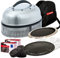 Cobb Grill Supreme Deluxe 2.0 Holzkohlegrill - inkl. Tragetasche, Grillplatte, Bratenrost, Pfanne, 2X Cobble Stones 6er