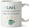 MUGFFINS Tazas para PROFESOR - En Español - Café mejor combustible - 11 oz / 330 ml - Regalo original y divertido