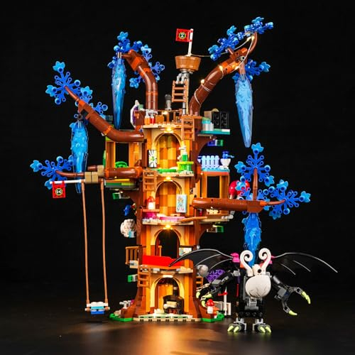 LocoLee Led Licht Set Kompatibel mit Lego Fantastisches Baumhaus, Led Beleuchtungs Set Compatible with Lego 71461 DREAMZzz Fantastical Tree House - Nur Lichter Set, Kein Modell