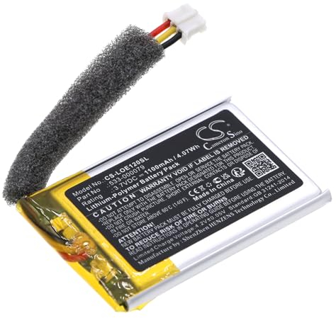 Cameron Sino Ersatz Akku für Logitech S-00120, UE Mobile Boombox, X100 PN:Logitech 533-000079 1100mAh / 4.07Wh