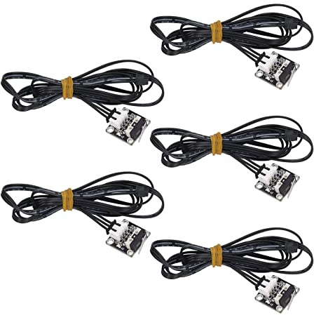 Mumusuki 5 Stück 3D-Drucker-Endschalter, Endanschlag-Endschalter, 3D-Drucker Endanschlag-Endschalter 3-poliger Endanschlag-Endschalter PCB, Mechanisches Endschaltermodul für CR10 Ender 3