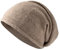 Tinncana Kaschmirwolle Slouchy Beanie, weiche warme Wintermütze für Frauen und Männer (DE/NL/SE/PL, Alphanumerisch, Einheitsgröße, Camel)