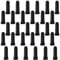 30pcs Bike Cable Ends, Alloy Brake Cable End Caps, Road Mountain Bikes Brake Tips Crimps, Gear Ferrules for Bicycle Brake Cable Shifter (Black)