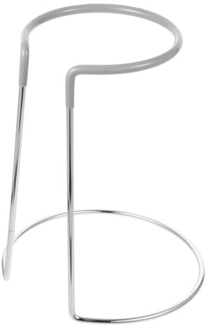 Mikinona Decanter Stand Whisky Whiskey Goblet Stand Wine Decanter Cleaner Wine Decanter Dryer Drier Decanter Cleaning Balls Decanter Drainer Stand Cup Aerator Rack Shelf Iron Holder Grey