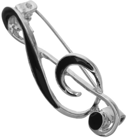LIFKOME Pin Brosche Aus Zinklegierung Musiknoten-anstecknadel Schmucknadeln Für Kleidung Hüte Taschen Rucksack Moderne Und Stilvolle Brosche