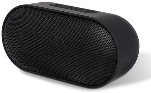 LEUTED Bluetooth Lautsprecher Tragbar, IP6 Wasserfest, Bluetooth 5.2, Musikbox Bluetooth mit TWS Modus, AUX&TF-Karte, Freisprechfunktion fürs Telefon, Schwarz