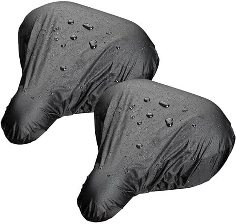 Luziyun Sattelschutz Wasserdicht Fahrrad 2 StüCk Fahrradsattel Regenschutz PVC Sattelbezug Fahrrad Wasserdicht Fahrrad Sattelbezug Passend FüR Den Meisten Fahrradsattel Wie Rennrad, Mountainbike