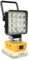 RIGIDON Cordless LED Work Light for Dewalt 18/20V Battery, 48W 4800LM Flashlight LED Flood Light with USB and Type C Charging Port Portable Outdoors Job Site Light