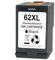 62XL 62 XL Druckerpatronen Ersatz für HP 62 Druckerpatronen für HP62 XL HP 62 für HP Envy 5640 5540 7640 5548 5544 5646 OfficeJet 5740 5742 250 Patronen (1 Schwarz)