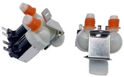 Neaxoyra 1 STÜCK Passend for Sharp, Waschmaschinen-Wassereinlassventil FPS180G45 AC220V Doppelkopf-Wassereinlass-Magnetventilteile