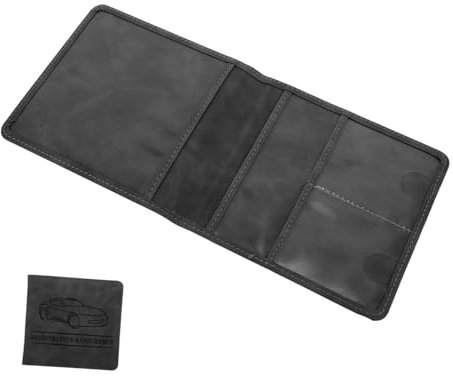 Angoily Patente Organizer Per Carte Documenti Auto Titolare Immatricolazione e Assicurazione Compatto e