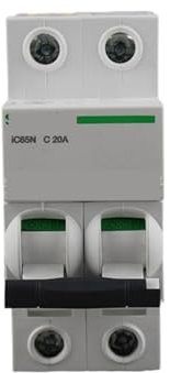 BQSLUMLZU Disjoncteur à Vide IC65N 2P C20A A9F18220 MCB Acti9 Type C