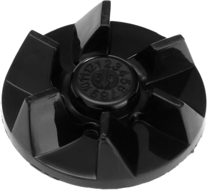 Reemplazo de engranaje de licuadora: adaptador de accionamiento reforzado, acoplamiento de acoplador resistente negro, parte de la batidora de potencia rígida | Engranaje motor mezclador de al