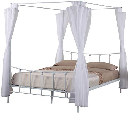 Himmelbett Amore 160x200 - weiß