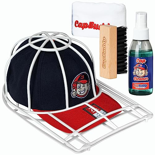 Cap Buddy Cap Washer & Cap Cleaner Neues Basecap Waschgestell Set für alle Kappen wie New Era und Flexfit Einfach in die Spülmaschine dann im Kappenhalterung trocknen Lassen