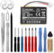 subtel Batterie 533-000120 450mAh Compatible avec Logitech MX Anywhere 2 MX Master MX Master 2 MX Master 2S MX Master 3 MX Ergo + kit d'outils Accu Rechange Souris Clavier pc