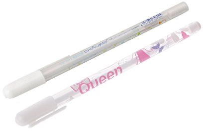 N-K Gelstift 0,8 mm Weiß Hookline Stift Weiß Schreibwaren Hohe Qualität Dauerhaft