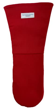 Oven Gauntlet - Red Premium Grade Oven Mitt XL with Steam/Grease Barrier