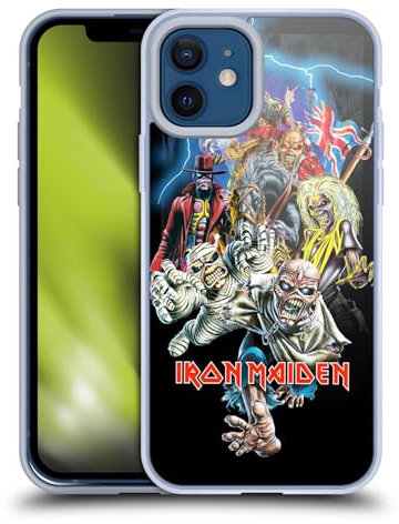 Head Case Designs Licenciado Oficialmente Iron Maiden Lo Mejor de la Bestia Arte Carcasa de Gel de Silicona Compatible con Apple iPhone 12 / iPhone 12 Pro