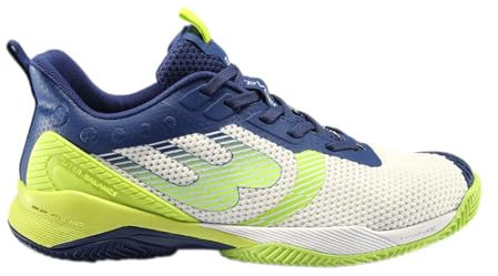 Bull padel Herren Vertex Grip 22i Paddelschuhe, Weiß Grün, 44 EU