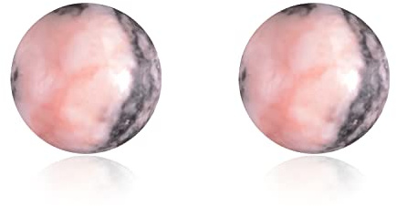 150pcs 6mm Pink Zebra Jasper Beads Natural Gemstone Loose Beads Crystal Energy Stone Healing Power for Jewelry Making