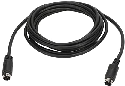 Cavo di Ingresso da 9 Pin Maschio a 9 Pin Maschio, Cavo Mini DIN 9 Pin da 9,8 Piedi per Ricevitori e Subwoofer Media Center
